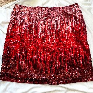 Ombré Sequin Skirt